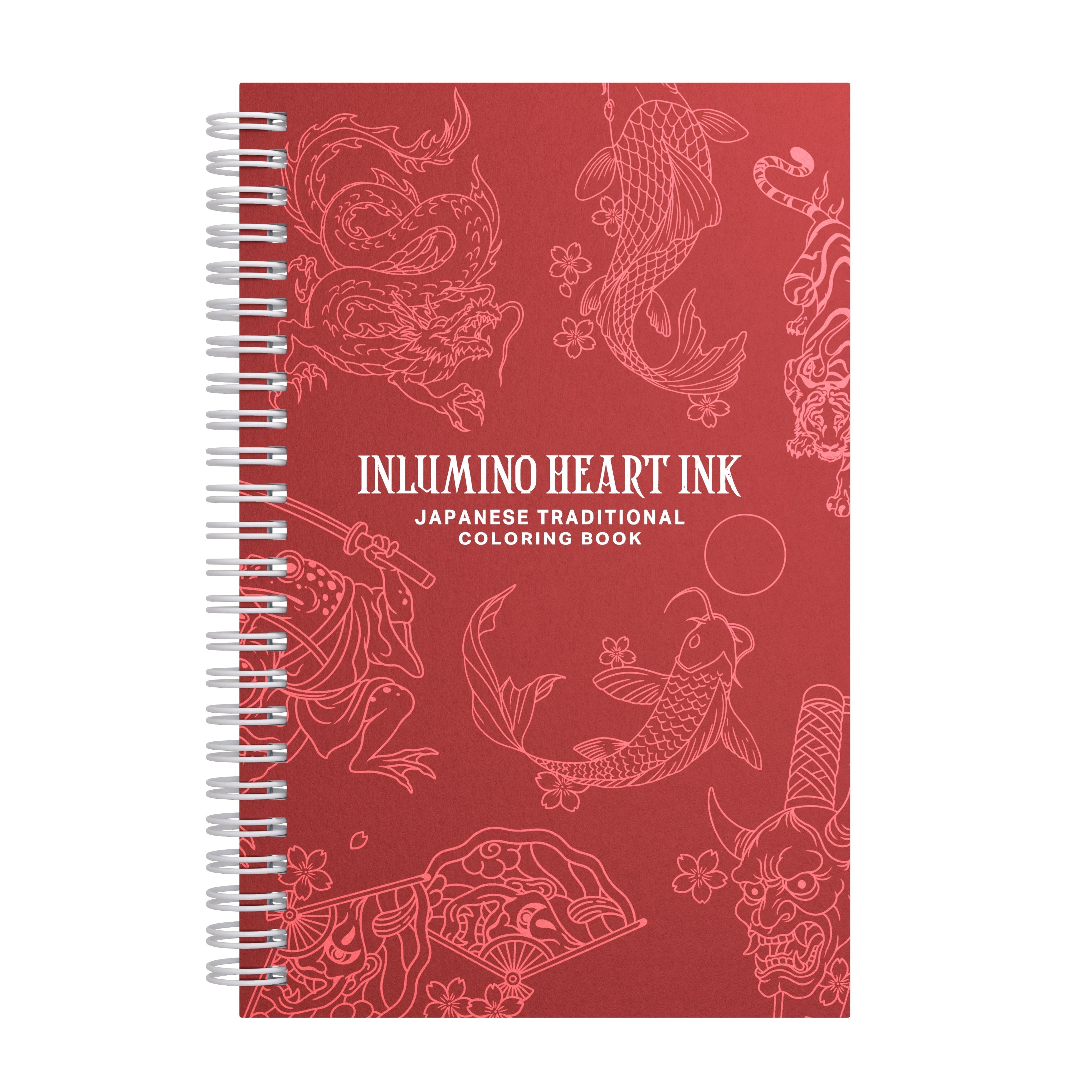 Livro de Colorir com Arte Japonesa Tradicional
