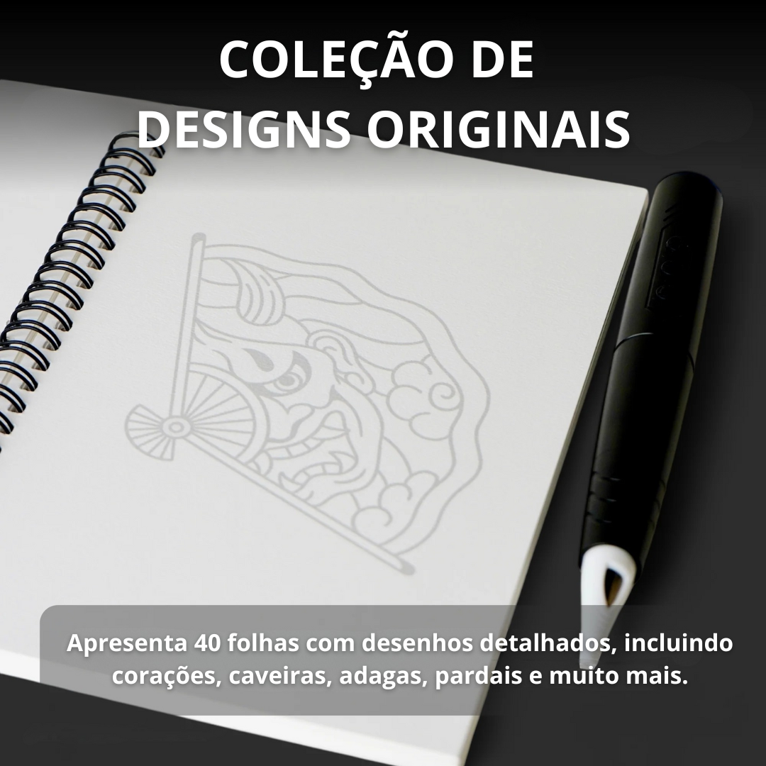 Livro de Colorir de Estilo Tradicional Americano