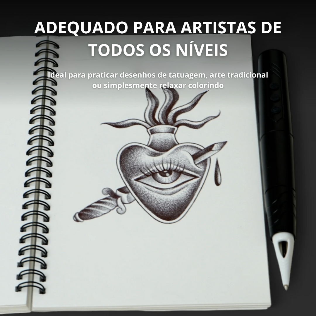 Livro de Colorir de Estilo Tradicional Americano